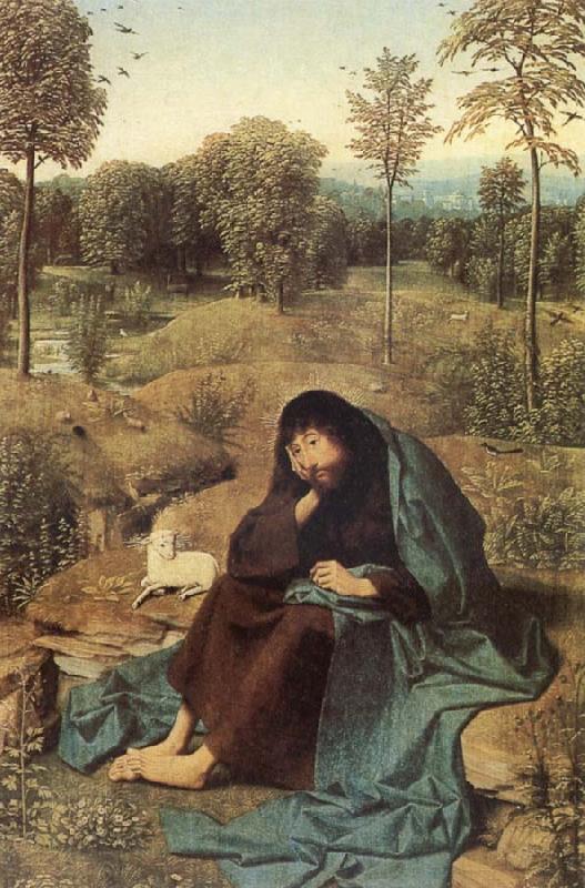 Geertgen Tot Sint Jans St.john the Baptist in the Wilderness oil painting picture
